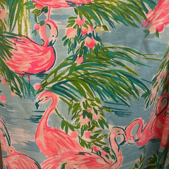 NWOT Lilly Pulitzer Harper Shift Dress Floridita Flamingo - Picture 5 of 5